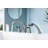Z Collection Two-Handle Deck-Mount 8.0 gpm Roman Tub Faucet with Pull-Out Hand Shower & Rough-In Valve - Brushed Nickel-36865950