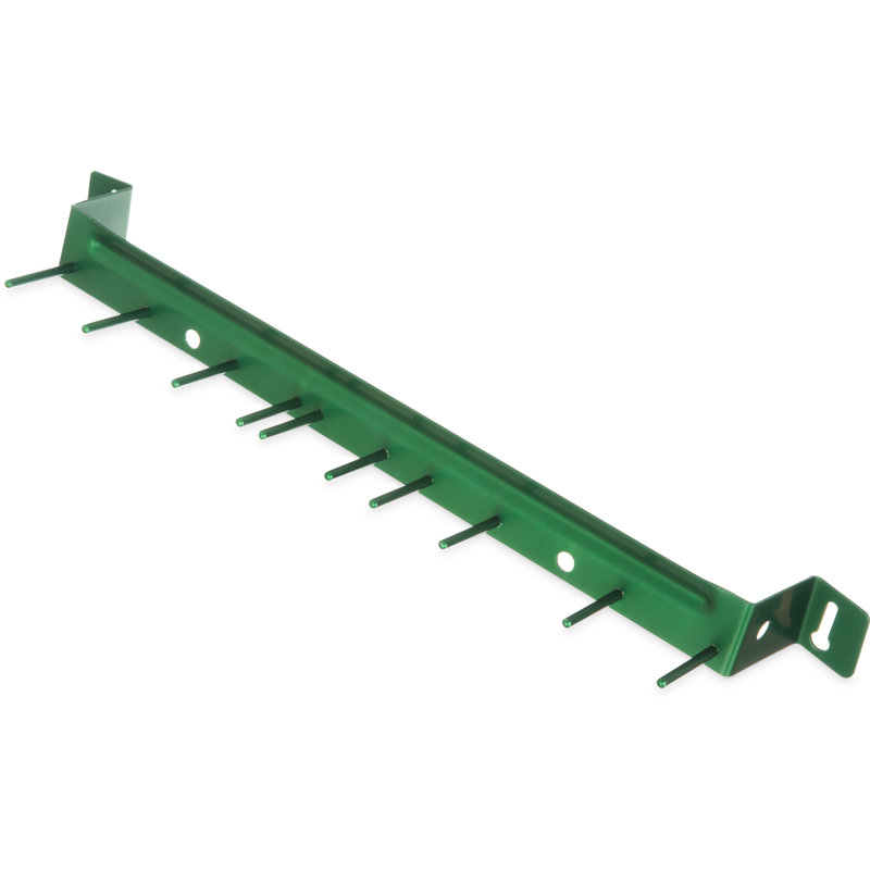 Sparta® Metal Straight Wall Mounted Pot Rack, Green