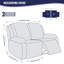 Housse de fauteuil inclinable avec poches 1-2-3-353110861