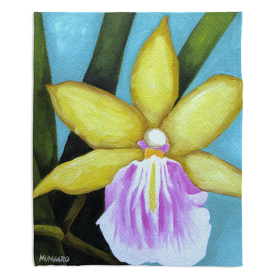 Couverture orchidée pâle 