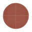 Calliope 100% Polyurethane No Pattern Round Placemat-95443057