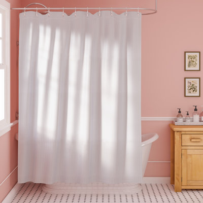 Rideau de douche simple 100% coton Waukegan