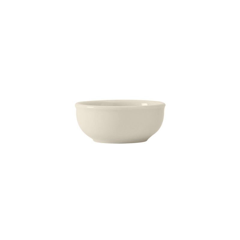 Tuxton Eggshell Ceramic Condiment Server, Eggshell White
