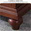 Commode d'appoint peinte en bois vieilli