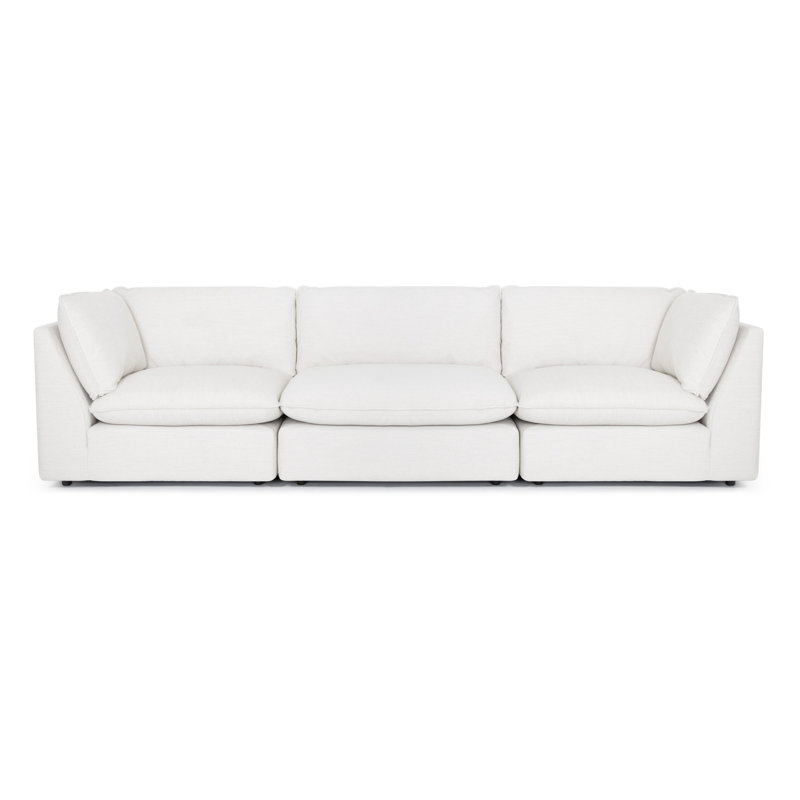 Brijito Upholstered Sectional Symmetrical, Oyster