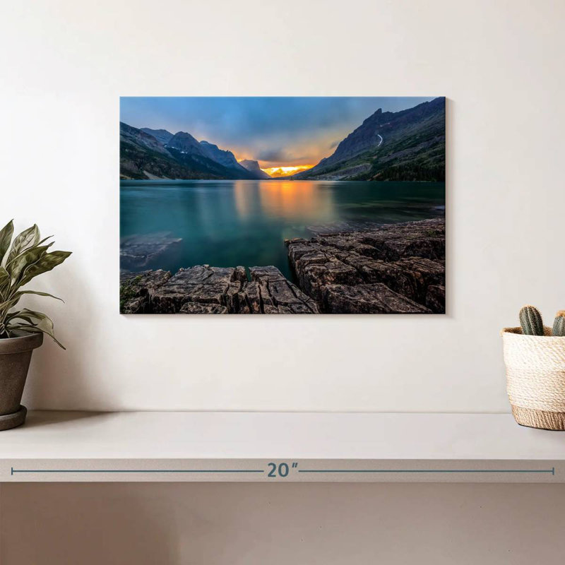 Alvord St Mary Lake Montana, H 8 po x l 12 po