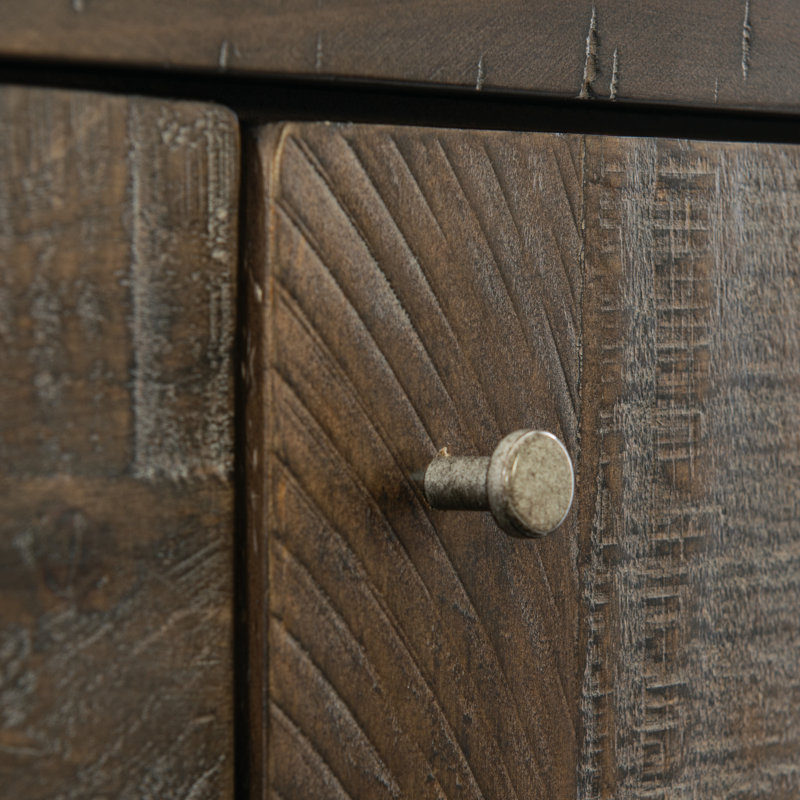 Payson Transitional 64'' Brown Solid Pine Sideboard