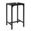 Bim Glass Top Metal Base Dining Table