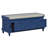Entryway stool with storage cabinet with cushion and three drawers-145613644