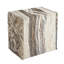 Onyx Polished Stool in Natural/Ivory/Black