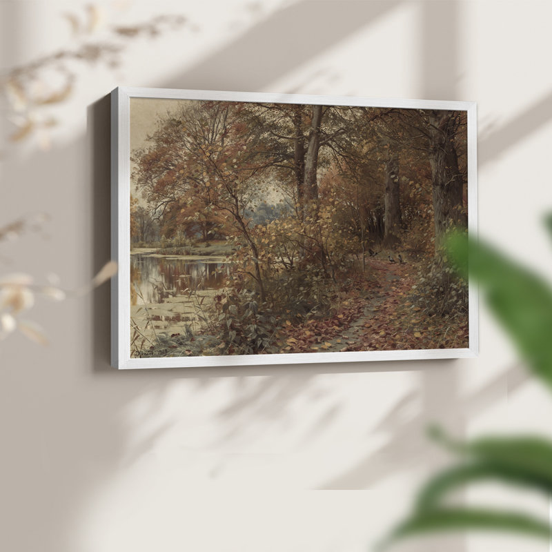 Paysages rétro-DCVI-impression encadrée - réaménageable, H 16 po x l 20 po, Blanc