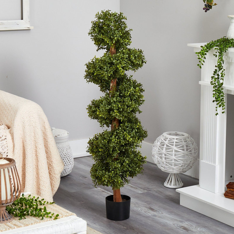 Boxwood Spiral Topiary Artificial Tree