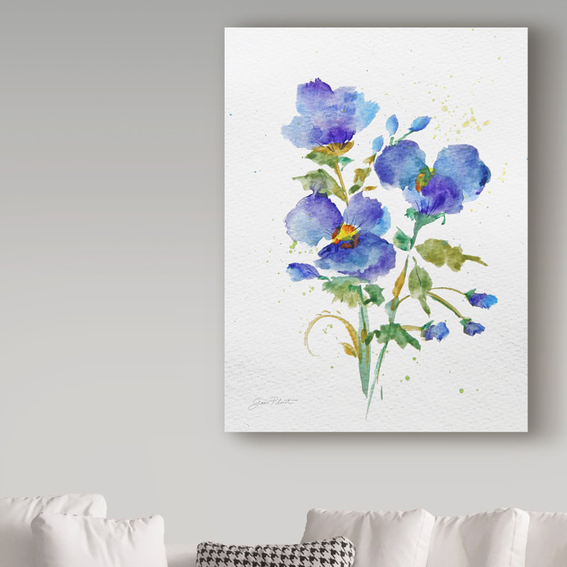 Deagen «Watercolor Flowers 2», reproduction sur toile tendue, H 32 po x l 24 po x P 2 po