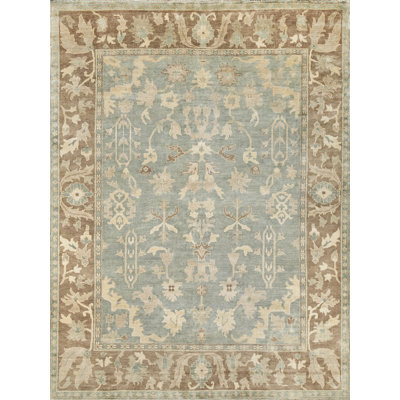 Antique Weave Oushak Wool Oriental Area Rug