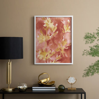 Reproduction encadrée Bleed Blooms II - bois massif