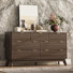 Ensemble de chambre à coucher 3 pièces, une commode à 7 tiroirs et deux tables de chevet à 3 tiroirs