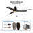 Gwan 44'' Flush Mount Ceiling Fan with Light-581862005