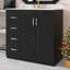 Meuble-lavabo 36 po avec lavabo en céramique-843387089