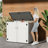 Decksplore 360 Gallons Resin Storage Cabinet With Floor And Double Doors-99884422