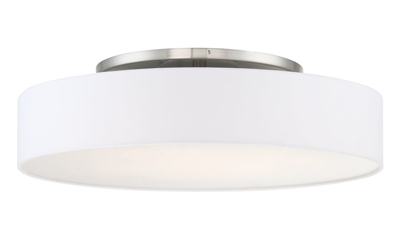 Armbruster Fabric LED Semi Flush Mount