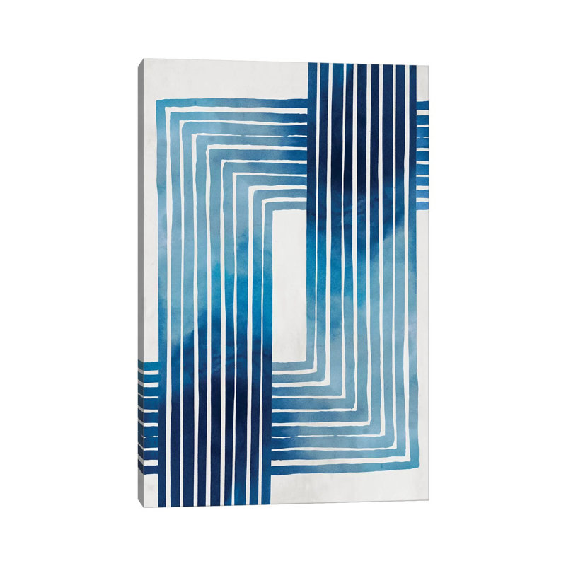 In Unison par Eva watts-impression d’art graphique, Toile tendue, Pas de tapis, H 48 po x l 32 po x P 1,5 po