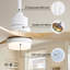 Ventilateur de plafond à DEL standard Kemp-731843481