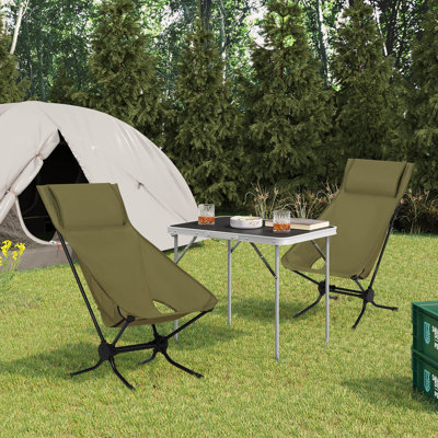 Folding Reclining Camping Bench