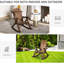 Outdoor Wooden Rocking Chair, Adirondack Rocking Patio Chair