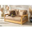 Montford Teak Loveseat with Cushions-1642054016