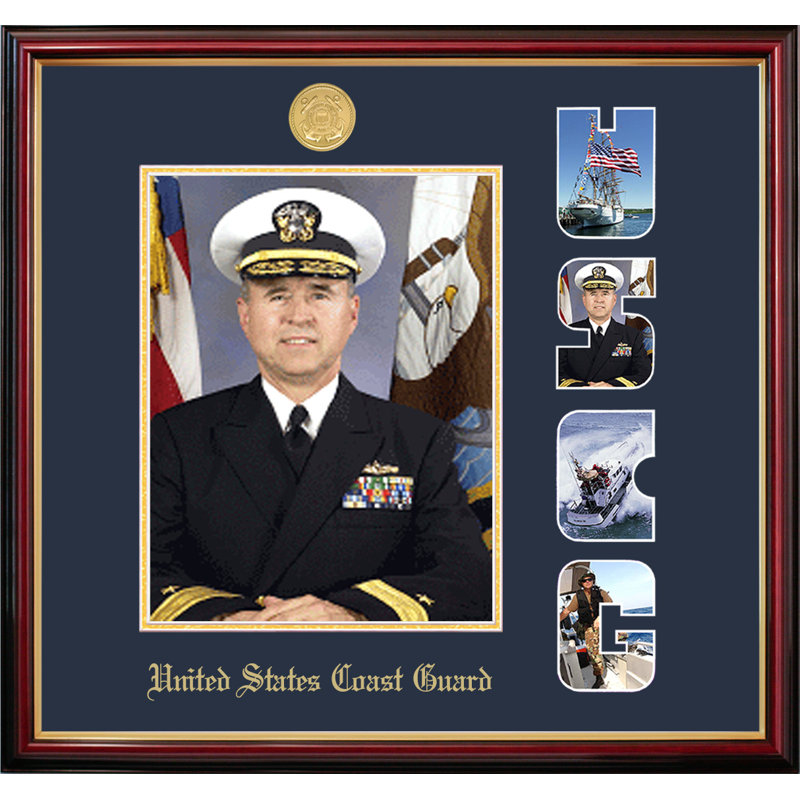 Coast Guard Portrait Petite Picture Frame