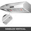 VEVOR Pack Of 6 Stainless 19.5"W x 19.5"H Commercial Hood Filter, 5 Grooves Kitchen Exhaust Filter-88860272