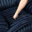 Causeuse inclinable manuelle moderne et contemporaine de 85 po Melita - Causeuse inclinable manuelle double Corduroy-1728898069