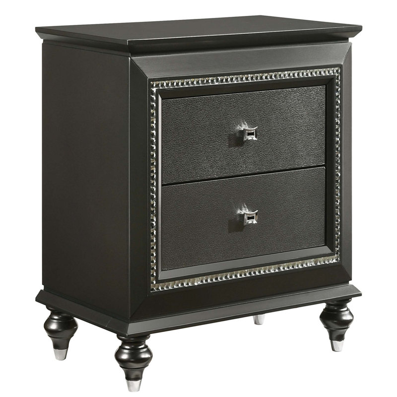 Nightstand with 2 Drawers