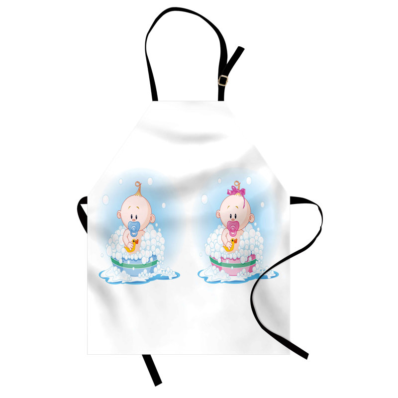 No Pattern Bib Apron