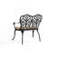 Banc en fonte d'aluminium avec coussin-1669644947
