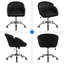 Desk Chair With Petal-shaped Backrest-345685752