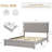 Full Size Bed Frame, Easy Assembly Space Saving-2048154481-2048154486