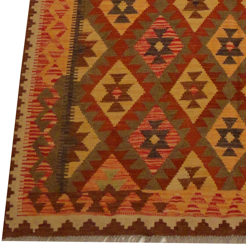 Tapis rouille tissé à la main Azpeitia