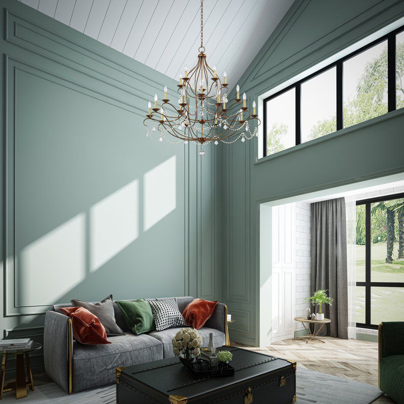 Abdel-Rahman 20 - Light Dimmable Chandelier, Venetian Golden Bronze