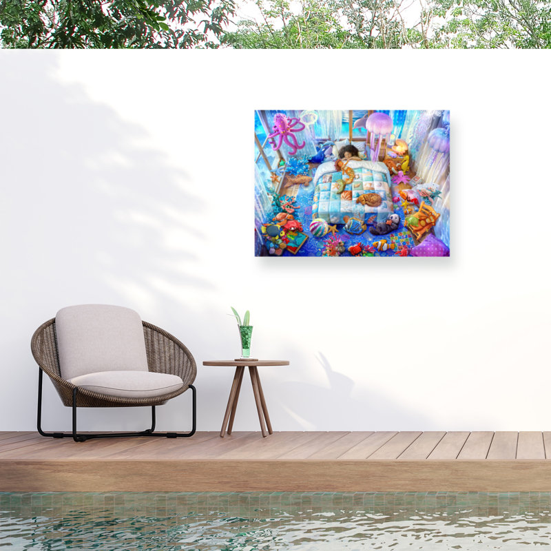 Toile d'extérieur Henriette Chinaglia Sea Sweet Dreams, H 14 po x l 19 po