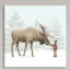 «Winter Moose» par Eric Fan - Impression sur toile-22648356-72692787-72692785