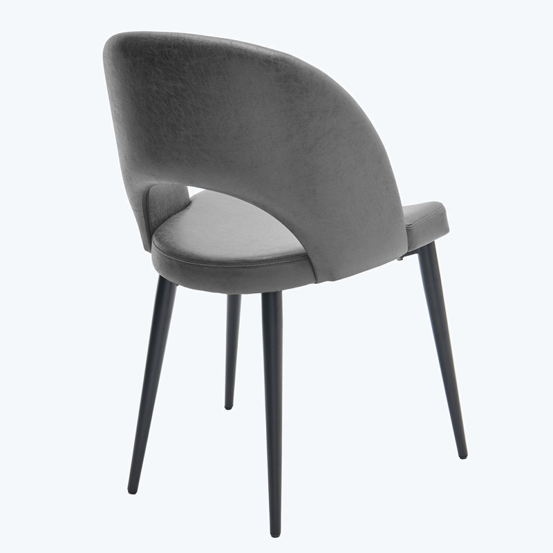 Chaise d'appoint Greenridge, Similicuir gris