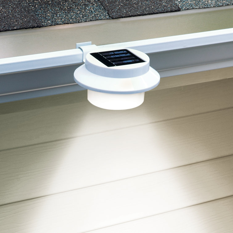 Keshira Clip-on Gutter LED Solar Power Outdoor Security Area Light