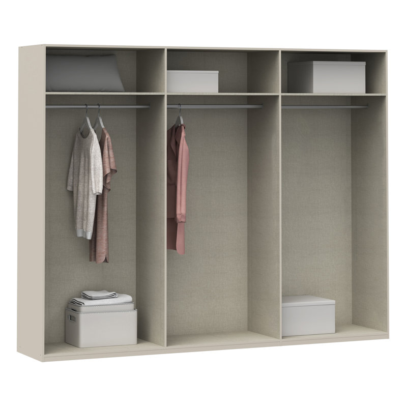 Temar 6 Door Manufactured Wood Wardrobe