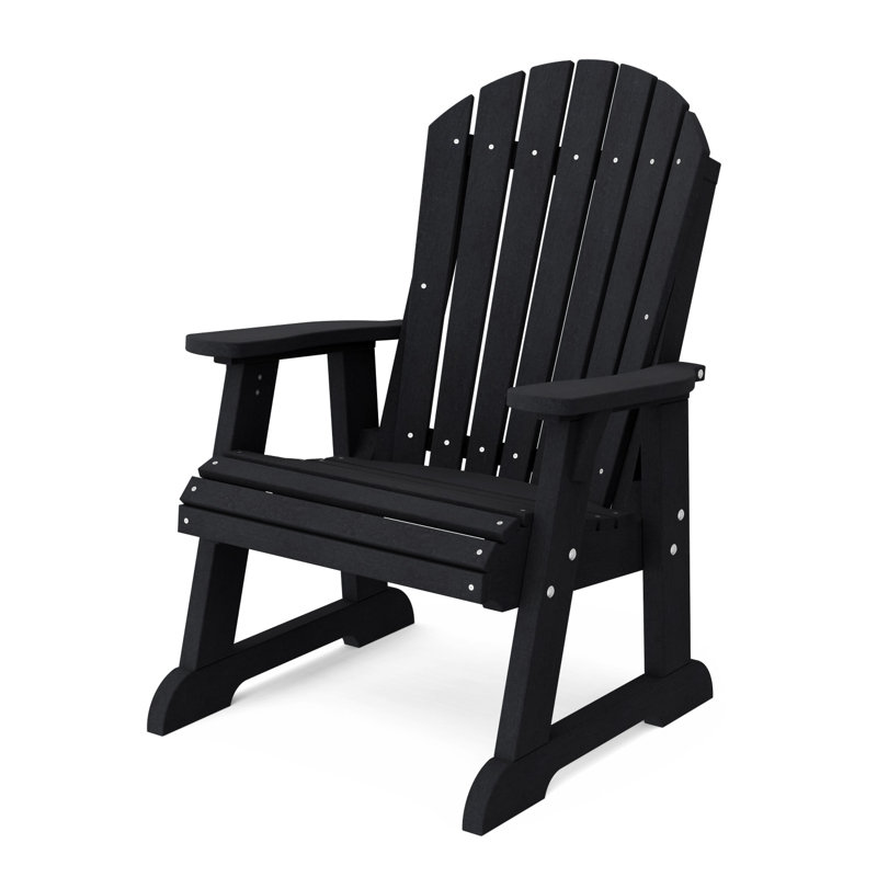 Heritage High Fan Back Chair, Black
