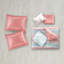 Ensemble d'édredon pour lit simple et ensemble de draps - Grand médaillon en corail, tissu fin, literie complète avec motif corail de collection, microfibre douce, option chambre à coucher complète