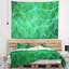 Tapisserie abstraite mystique vert veines fractales-28497229