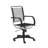 Black and Silver Adjustable Swivel Bungee Rolling Office Chair-948910714