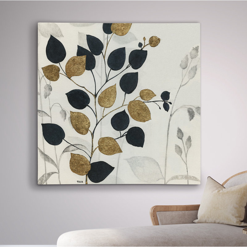 «Silhouette Neutre I», reproduction de peinture à l'huile, H 40 po x l 40 po x P 1,5 po, Toile tendue