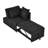 Convertible Sleeper Sofa Chair Adjustable Backrest Recliner With Pullout Sofa Bed With Wheels, Modern Linen Fabric For Living Room For Tight Spaces-335820686
